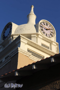 clock tower of the pimeria alta museum in nogales